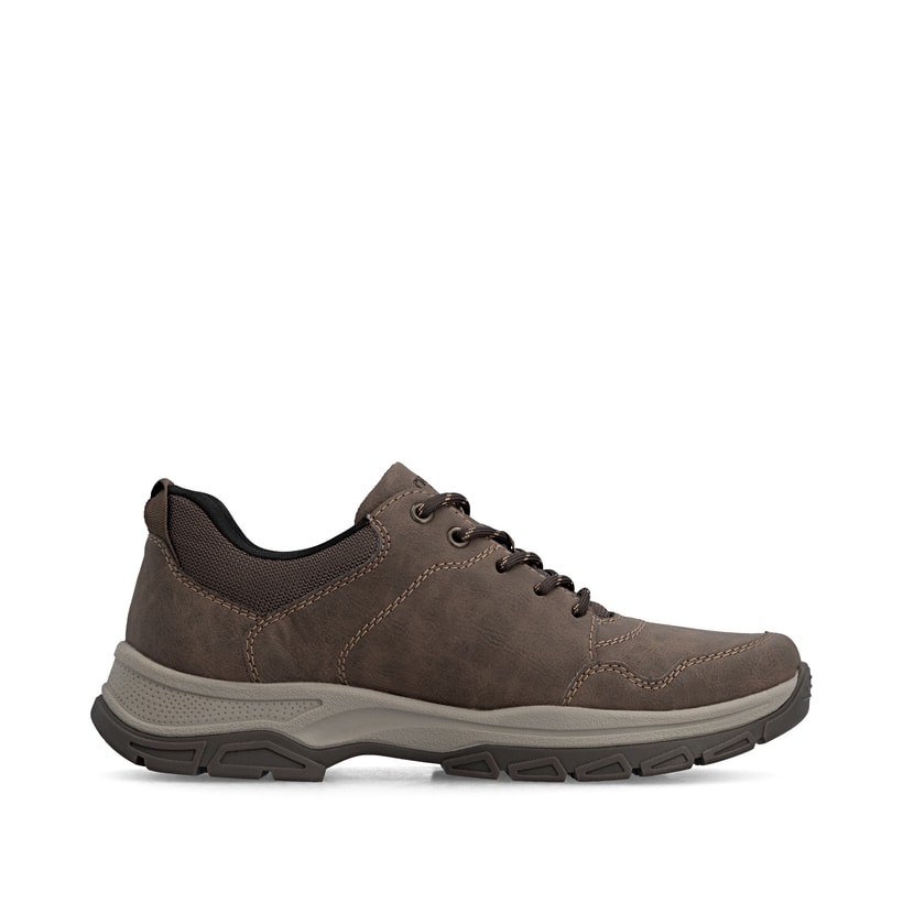 Braune Rieker Herren Schnürschuhe 30202-25 mit wasserabweisender TEX-Membran. Schuh Innenseite.