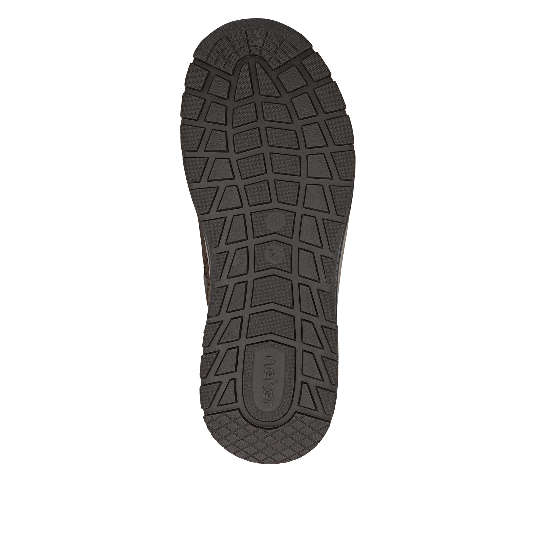 Braune Rieker Herren Schnürstiefel 11004-22 aus Glattleder. Schuh Laufsohle.