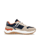 Blaue Rieker Herren Sneaker Low U1300-14 mit Schnürung sowie flexibler Sohle. Schuh Innenseite.