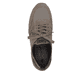 Beige Rieker Herren Slipper B0752-64 mit einem Gummizug sowie der Komfortweite G. Schuh von oben.