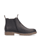 Dunkelbraune Rieker Herren Chelsea Boots 33180-27 aus Glattleder. Schuh Innenseite.