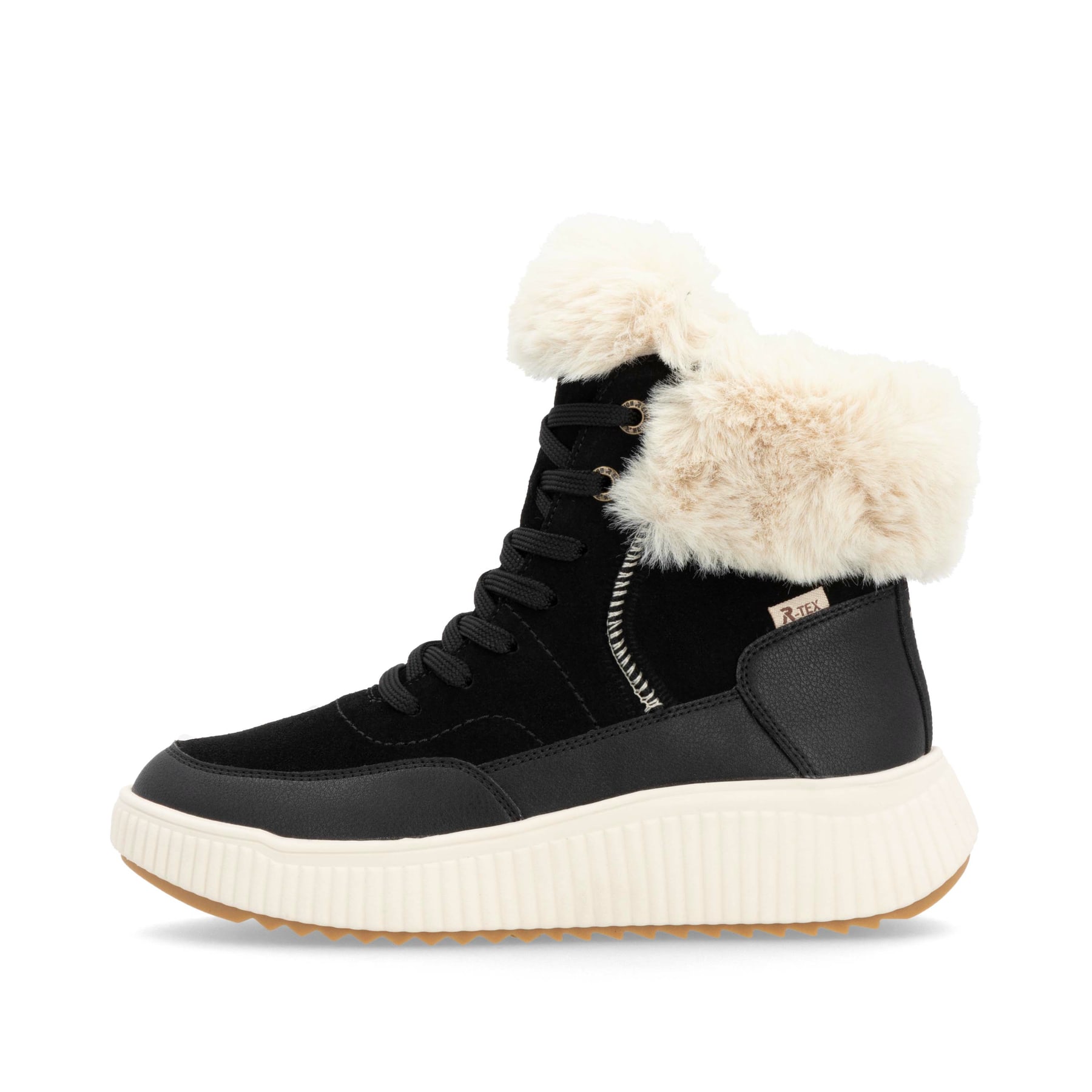 Rosane Rieker Damen Pantoletten W1652-31 mit flexibler und ultra leichter Sohle. Schuh Außenseite gespiegelt.