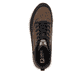 Braune Rieker Herren Schnürstiefel U0173-22 mit wasserabweisender TEX-Membran. Schuh von oben.