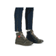 Graugrüne Rieker Damen Schnürstiefel 51545-54 mit Schnürung und Reißverschluss. Schuh Innenseite