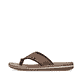 Braune Rieker Herren Zehentrenner 21084-23 mit der Komfortweite G. Schuh Außenseite.