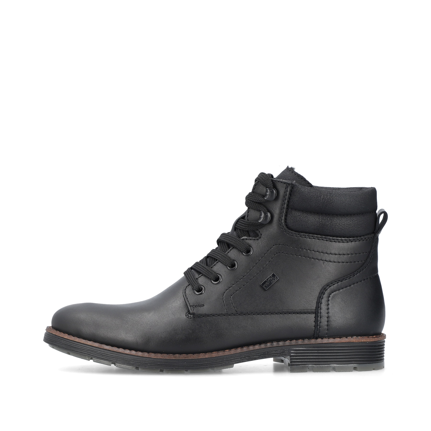 Rieker F4546 Veterlaarzen voor heren, zwart, 44 EU, zwart, 44 EU