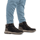 Schwarze Rieker Herren Schnürstiefel 30212-00 mit wasserabweisender TEX-Membran. Schuh am Fuß.