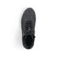 Schwarze Rieker Herren Schnürstiefel B1024-00 mit Rieker Air Sohlenfenster. Schuh von oben.