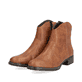 Nachtschwarze Rieker Damen Chelsea Boots 73464-00 mit Reißverschluss sowie Blockabsatz. Schuh Innenseite