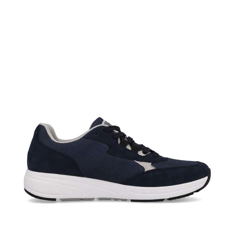 Blaue Rieker Herren Sneaker Low 07000-14 mit flexibler und super leichter Sohle. Schuh Innenseite.