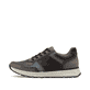 Braune Rieker Herren Sneaker Low B0704-25 mit einem Reißverschluss. Schuh Außenseite.