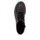 Biker Boots Rieker multicolores pour femme 72627-90 avec imprimé léopard. Semelle extérieure de la chaussure.