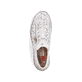 
Mehrfarbige Rieker Damen Slipper N4280-90 mit Gummizug sowie einer leichten Sohle. Schuh von oben