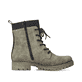 Hellbeige Rieker Damen Schnürstiefel 78538-60 mit Schnürung und Reißverschluss. Schuh Innenseite