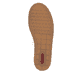 Weiße Rieker Damen Sneaker Low L9700-80 mit einem Reißverschluss. Schuh Laufsohle.
