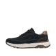 Blaue Rieker Herren Sneaker Low 06100-14 aus Glattleder mit einem Reißverschluss. Schuh Außenseite.