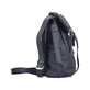Sac Ã  dos Rieker H1103-12 en noir avec fermeture éclair, poche extérieure et fermeture magnétique. Ouvert.