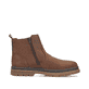 Braune Rieker Herren Chelsea Boots F7051-23 aus Glattleder mit Reißverschluss. Schuh Innenseite.