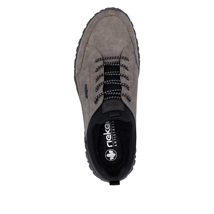 Mocassins Rieker beiges hommes 08150-64 avec la fonctionnalité Highflex. Chaussure vue de dessus.