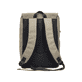 Sac à dos Rieker H5102-52 en vert avec fermeture éclair et compartiment pour ordinateur portable. Côté gauche.