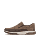 Mocassins Rieker marron pour homme B9350-24 avec bande élastique. Côté extérieur de la chaussure.