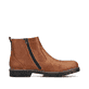 
Waldbraune Rieker Herren Chelsea Boots F3660-25 mit einer robusten Profilsohle. Schuh seitlich schräg