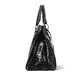 Rieker Damen Handtasche H1040-14 in Marineblau aus Kunstleder mit Reißverschluss. Handtasche getragen.