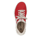 Rote Rieker Damen Slipper M5354-33 mit Ready2GO Slip-in Funktion sowie Gummizug. Schuh von oben.