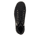 Schwarze Rieker Damen Schnürstiefel Z4263-00 mit wasserabweisender TEX-Membran. Schuh von oben.