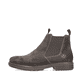 
Nussbraune Rieker Herren Chelsea Boots 33180-25 mit einer robusten Profilsohle. Schuh Außenseite