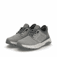 Graue Rieker Herren Slipper 06150-40 mit einem Gummizug sowie einem Gel-Fußbett. Schuhpaar seitlich schräg.