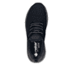 Mocassins Rieker bleus homme 06050-14 en cuir suédé avec bande élastique. Semelle extérieure de la chaussure.