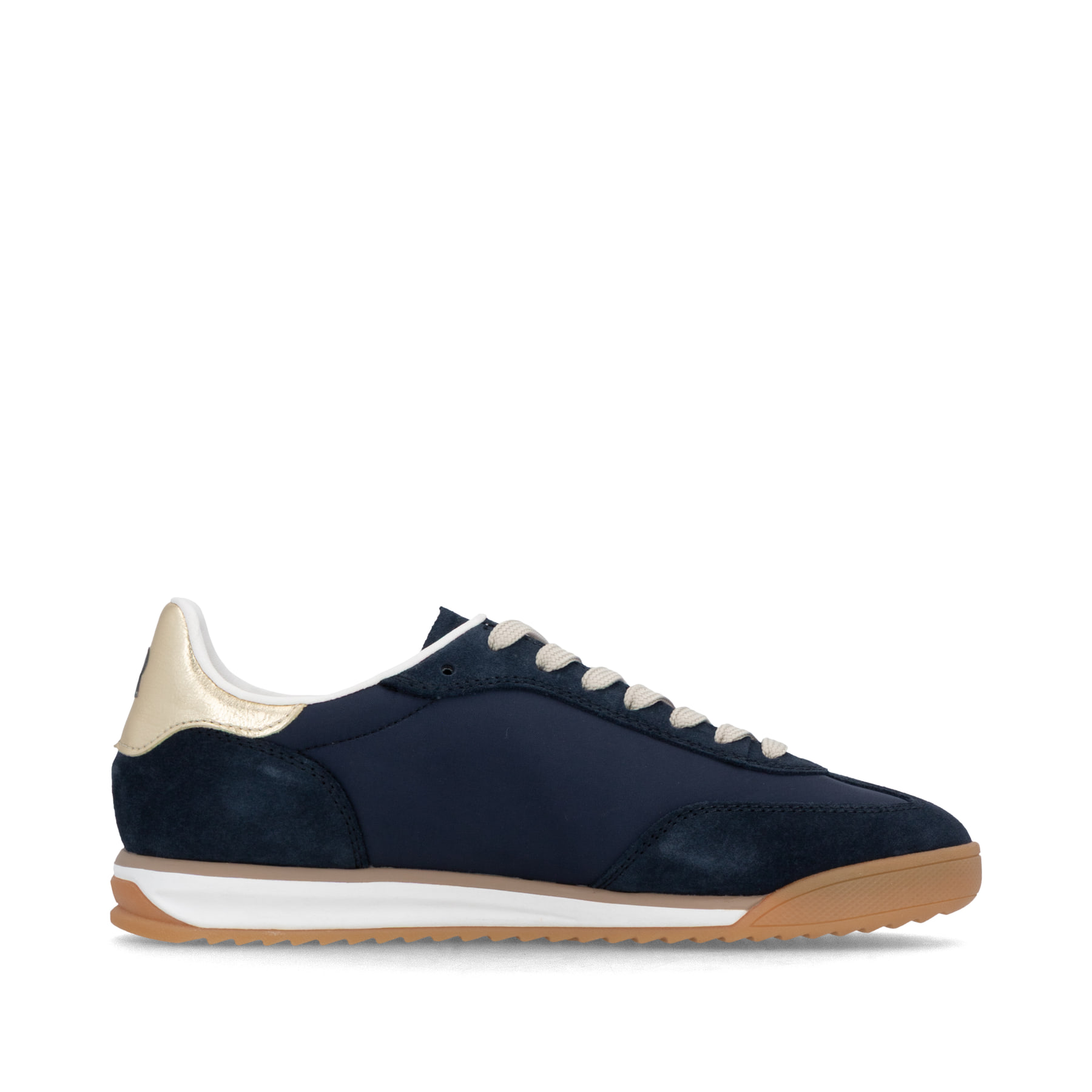 Blaue Rieker Sport Damen Sneaker Low W4000-15. Schuh Innenseite.