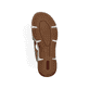 Khakifarbene Rieker Damen Riemchensandalen 66280-52 mit einem Klettverschluss. Schuh Laufsohle.