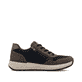Blaue Rieker Herren Sneaker Low 11501-14 mit Reißverschluss sowie Extraweite H. Schuh Innenseite.