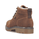 Braune Rieker Herren Schnürstiefel 39831-22 aus Rauleder. Schuh von hinten.