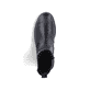 Schwarze Rieker Damen Chelsea Boots Z9460-00 mit wasserabweisender TEX-Membran. Schuh von oben.