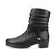 
Tiefschwarze Rieker Damen Stiefeletten Y17R2-00 mit Reißverschluss sowie Blockabsatz. Schuh Außenseite