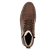 Braune Rieker Herren Schnürstiefel 33200-27 mit wasserabweisender TEX-Membran. Schuh von oben.