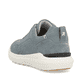 Blaue Rieker Herren Sneaker Low U1101-14 mit einer Schnürung. Schuh von hinten.