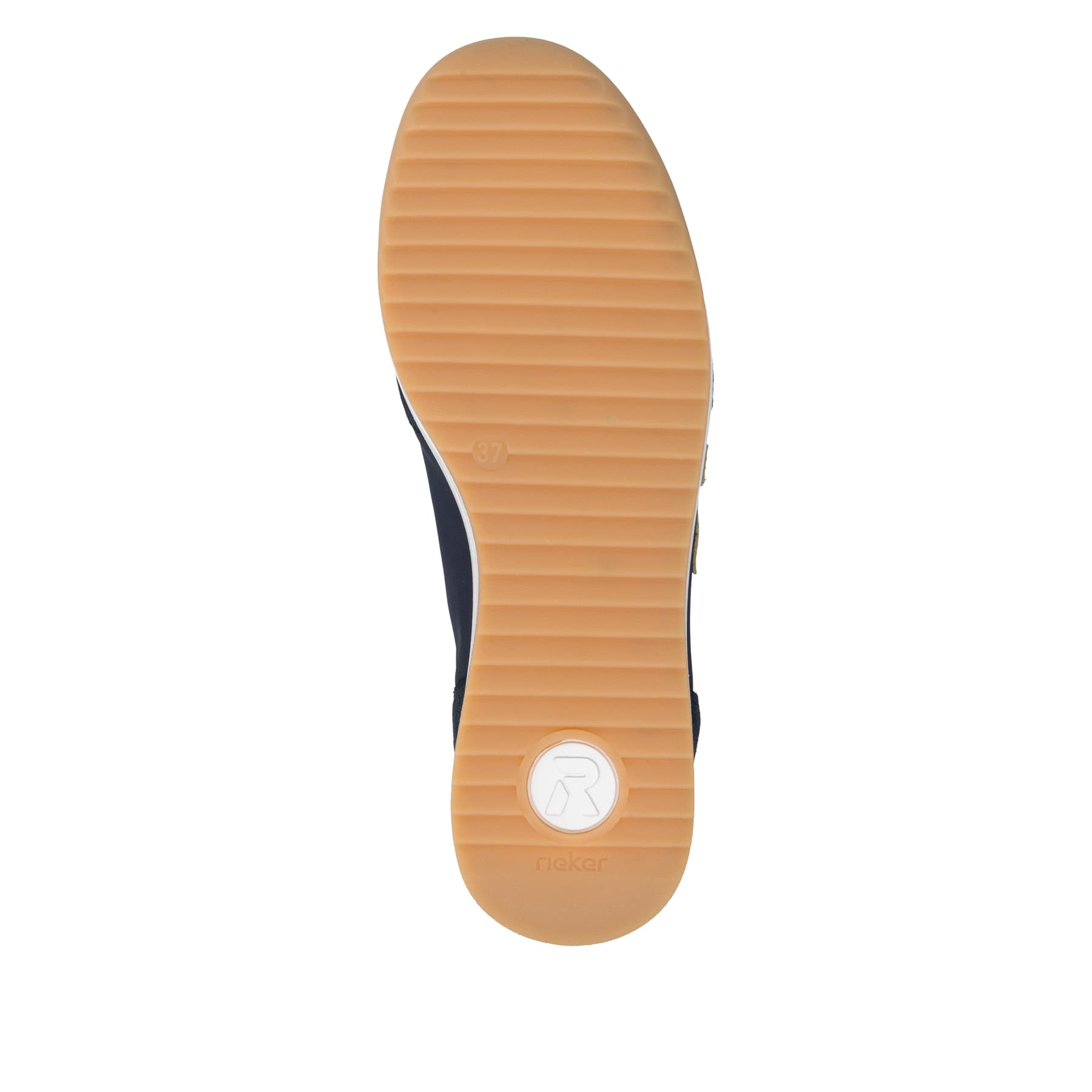 Blaue Rieker Sport Damen Sneaker Low W4000-15. Schuh Laufsohle.