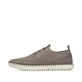Beige Rieker Herren Slipper B2953-64 mit einem Gummizug sowie Komfortweite G 1/2. Schuh Außenseite.