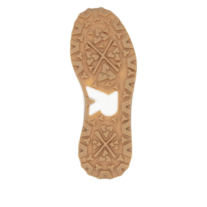 Blaue Rieker Herren Sneaker Low U1300-14 mit Schnürung sowie flexibler Sohle. Schuh Laufsohle.