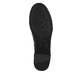 Schwarze Rieker Damen Loafer 41660-00 mit Deko-Kette sowie einem Gummizug. Schuh Laufsohle.