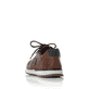 
Karamellbraune Rieker Herren Sneaker Low B2114-24 mit Schnürung und Reißverschluss. Schuh von hinten