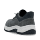 Blaue Rieker Herren Slipper 11055-14 mit Ready2GO Slip-in Feature sowie Gummizug. Schuh von hinten.