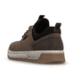 Mocassins Rieker marron hommes 37050-23 avec membrane RiekerTEX hydrofuge. Chaussure vue de l'arrière.
