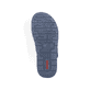 Blaue Rieker Herren Pantoletten 21239-14 mit Komfortweite G sowie leichter Sohle. Schuh Laufsohle.