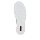 Blaue Rieker Damen Slipper N5952-10 mit einem Reißverschluss. Schuh Laufsohle.