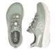 Grüne Rieker Sport Damen Sneaker Low W4300-52. Schuh von oben, liegend.